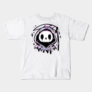 Pastel cute grim reaper kawaii Kids T-Shirt